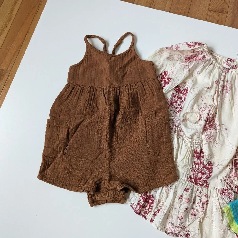 Old Navy Nike Gap Mixed Lot of 10 Shirts Romper Dress Outfits Toddler Girl 2T